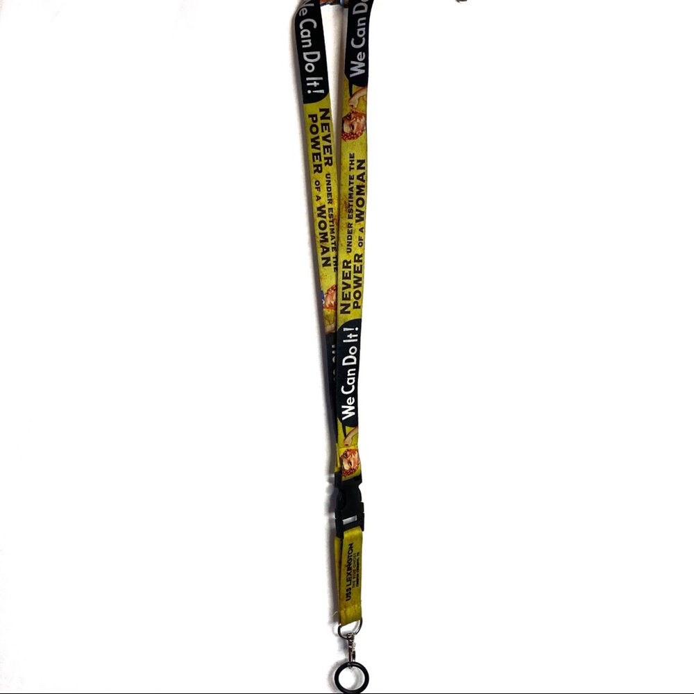 We Can Do It Lanyard w/ Detachable Keyring